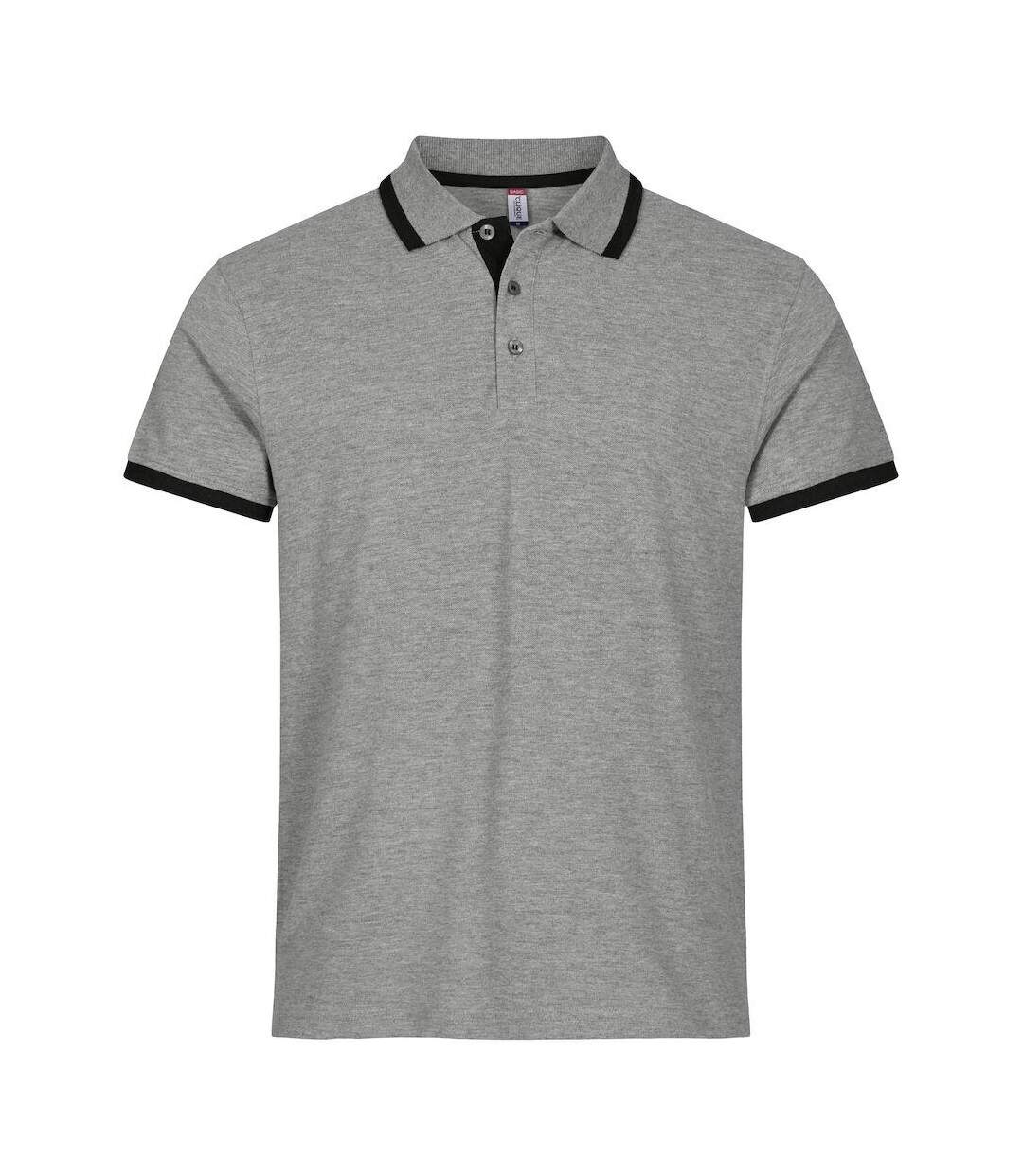 Mens Austin Polo Shirt Black Clique-1