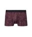 AUBADEMEN Boxer Homme Coton Modal OLVI Rouge Bordeaux-1