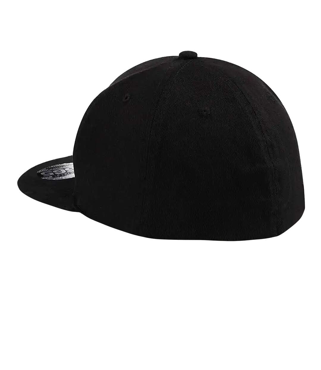 Lot de 2  casquettes à visière plate homme noir Beechfield-2