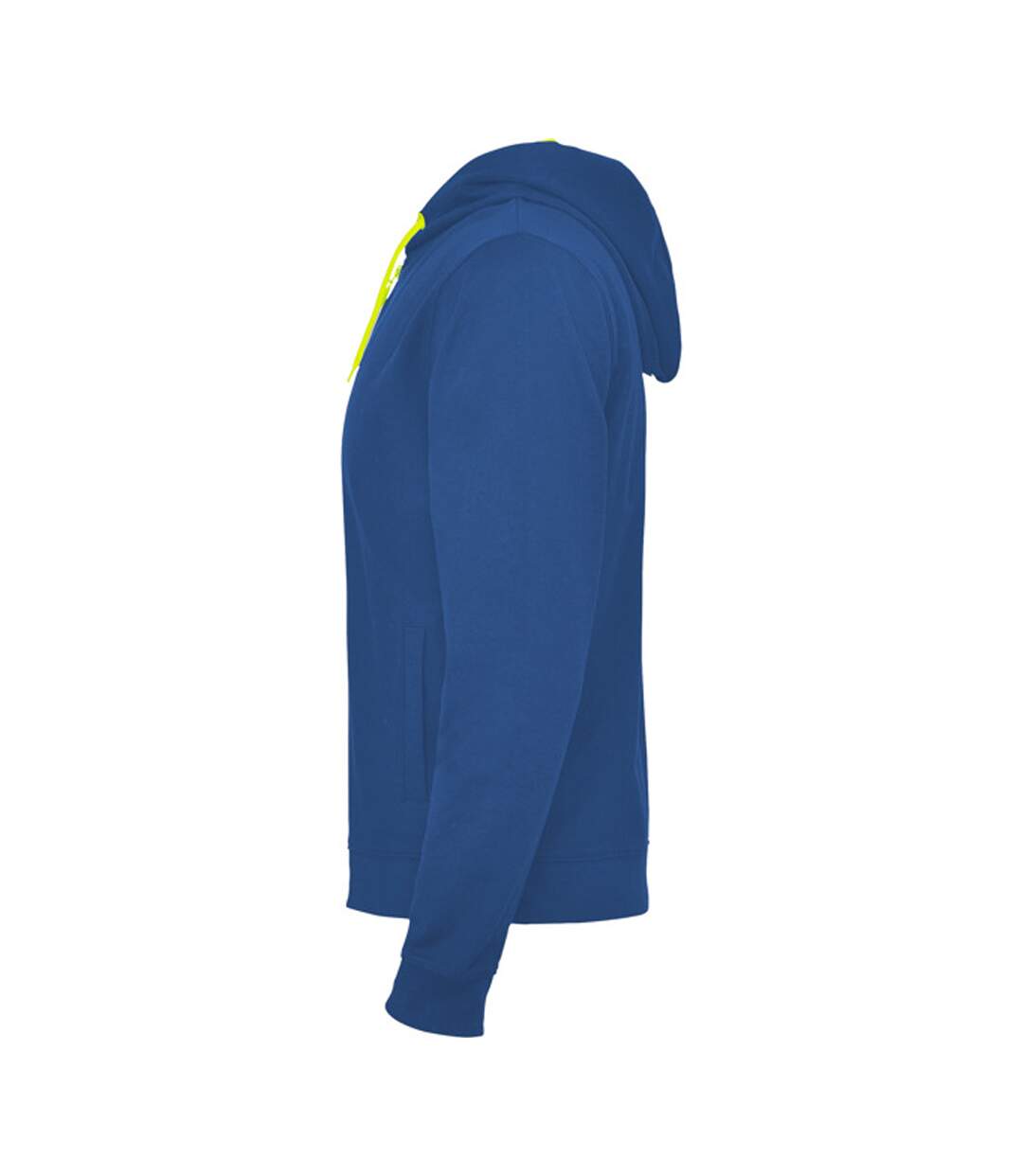 Veste À Capuche Fuji Adulte Bleu Roi Jaune Fluo Roly-3