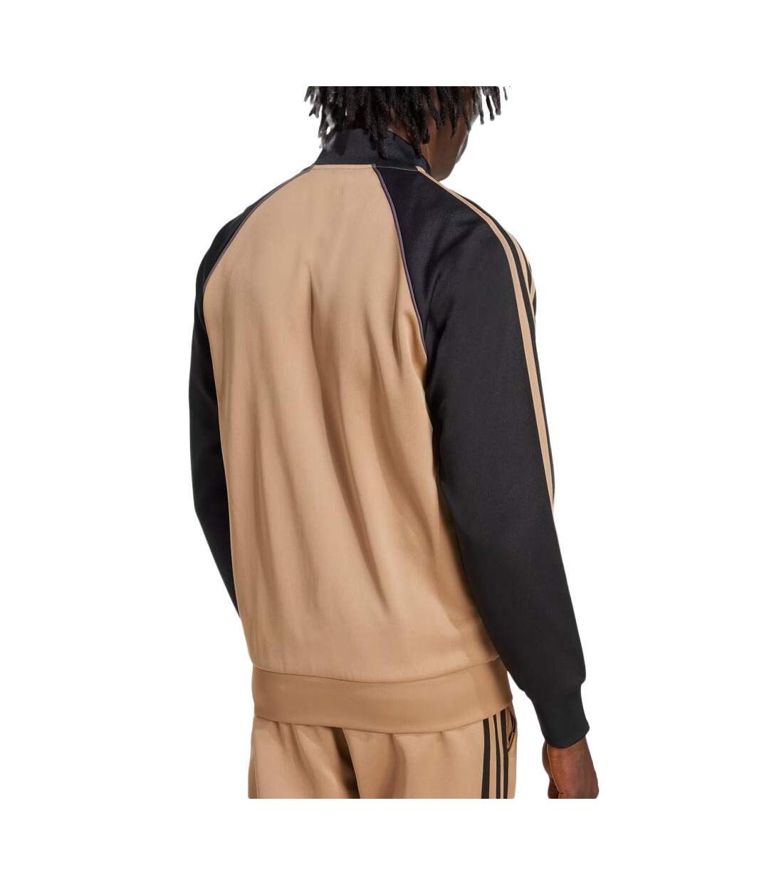 Veste de survêtement marron homme adidas classics sst-2
