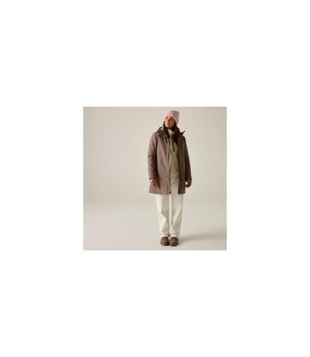 Veste Motif/style Imperméable Femme Marron Foncé Beige Clair Regatta