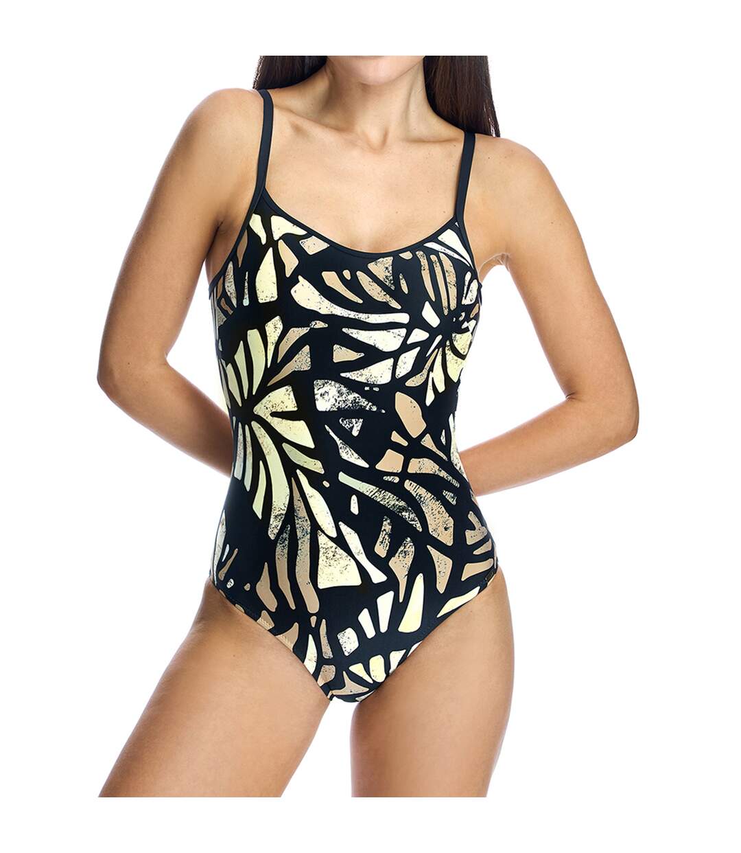 Classic Round Neck Swimsuit W240381 Women-2