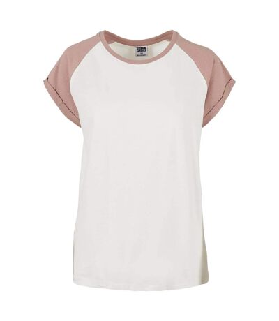 T-shirt Femme Sable Blanc Rose Pâle Urban Classics