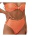 Bas De Maillot De Bain Motif/style Texturé Femme Corail Be You-4