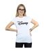 Disney T-shirt en coton avec logo de la tête de Mickey Mouse pour femmes/femmes (Blanc) - UTBI32991-2