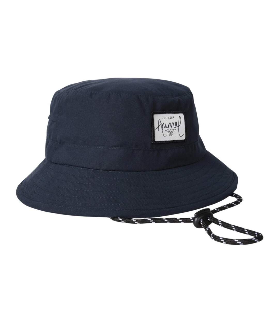 Reuben water resistant bucket hat navy Animal-1