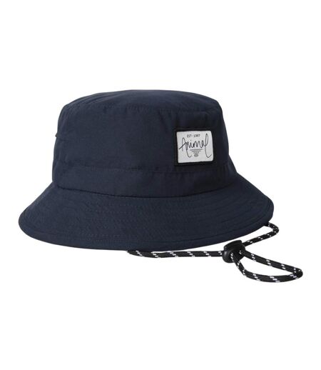 Reuben water resistant bucket hat navy Animal