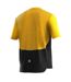 Mens Sentiero Short-sleeved Cycling Jersey Black Yellow Bicycle Line-3