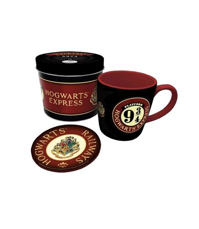 Harry Potter Platform 9 3/4 Crest Gift Set (Red/Black) (One Size) - UTPM7217