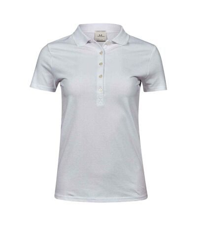 Polo luxury femme blanc Tee Jays