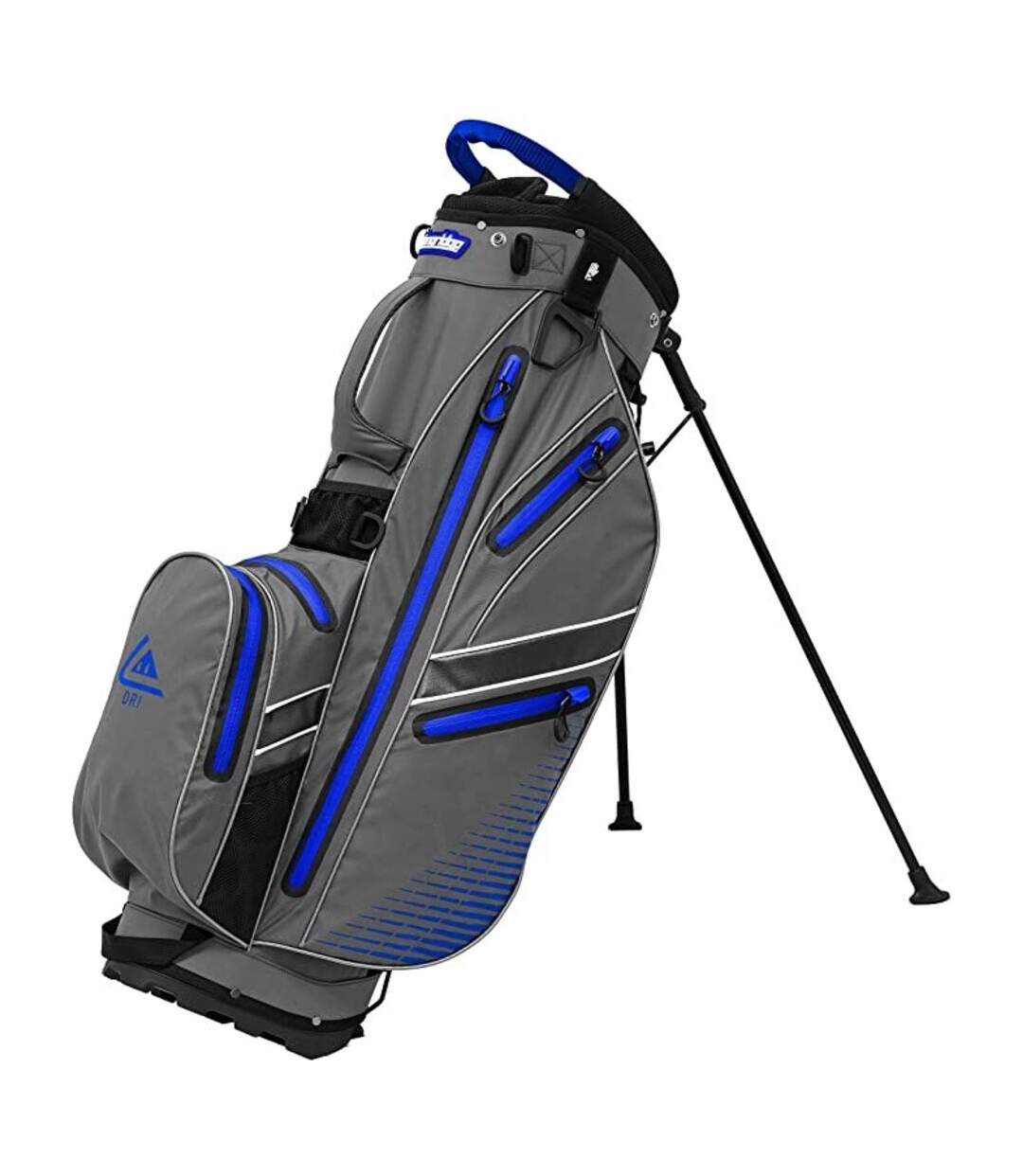 Sac trépied pour clubs de golf taille unique gris / bleu Longridge-1