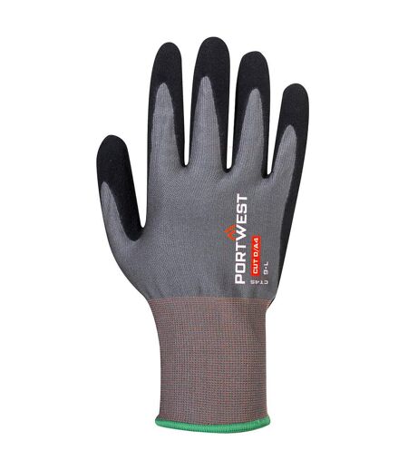 Portwest Mens CT45 Nitrile Gloves (Gray/Black) (M) - UTPW181