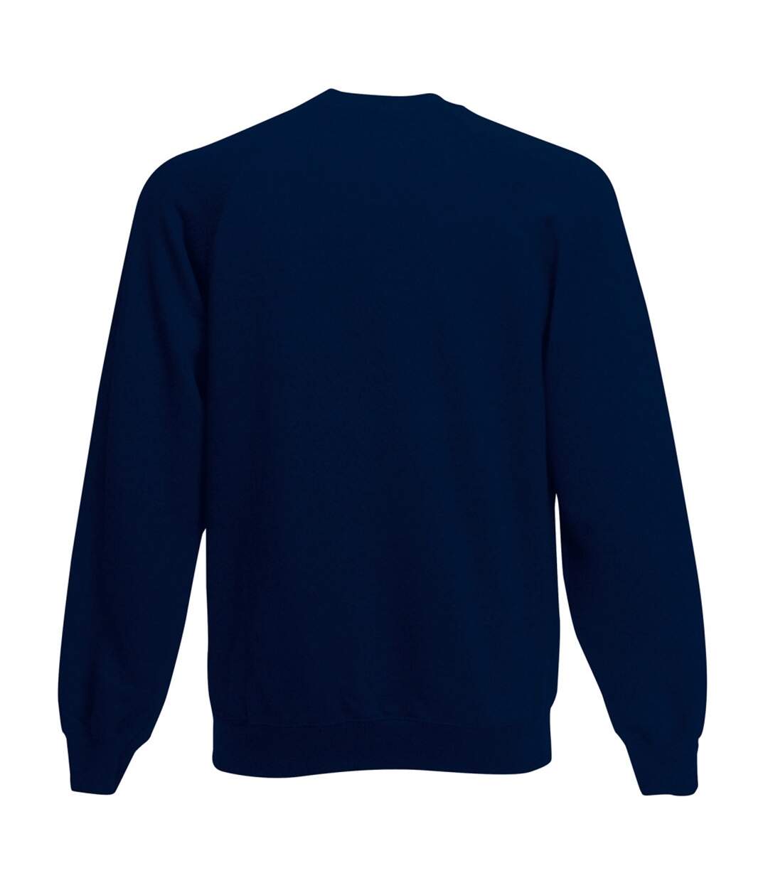 Mens Raglan Sleeve Belcorosweatshirt Deep Navy Fruit Of The Loom-2