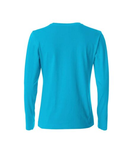 T-shirt Basic Femme Turquoise Vif Clique