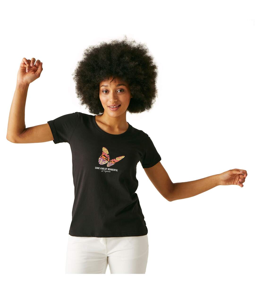 T-shirt Filandra Femme Noir Regatta-4