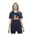 Disney Femme/Ladies Lady And The Tramp Photo Spaghetti Coton Boyfriend T-Shirt (Bleu marine) - UTBI30743-2