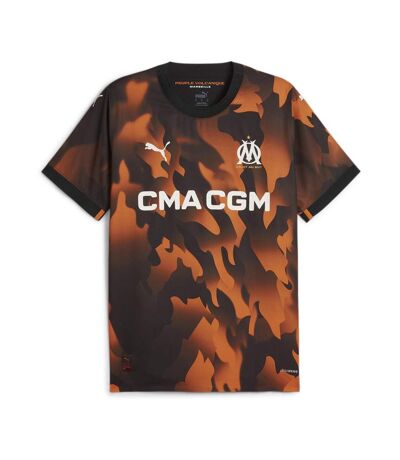 OM Maillot Third Authentique Noir/Orange Homme Puma 23/24 - L