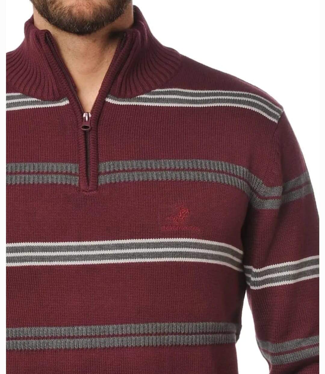 Pull camionneur col montant zippé PONGO3T-3