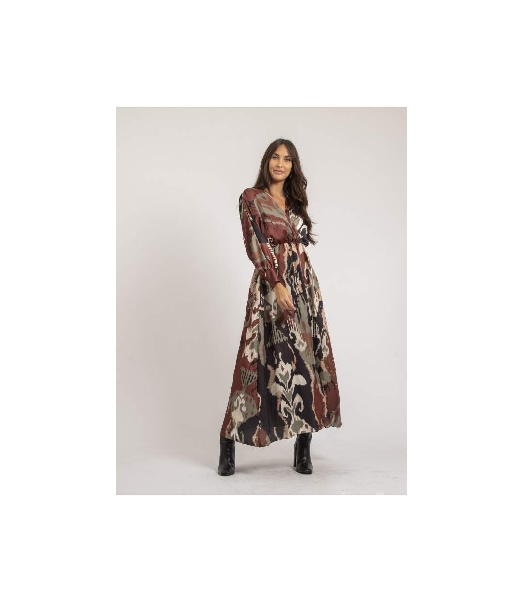 Robe longue motifs IVECA - Dona X Lisa-1
