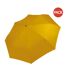 Lot de 2  Parapluie pliable taille unique jaune Kimood