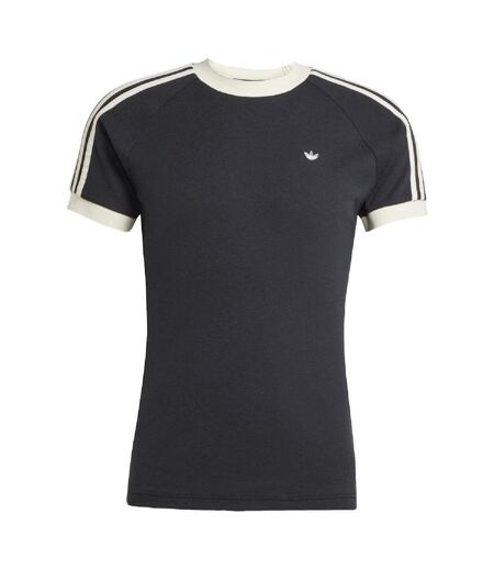 Mens Cali 3 Stripes T-shirt Black Adidas