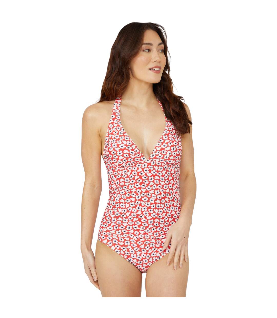 Haut de tankini femme rouge Debenhams-1