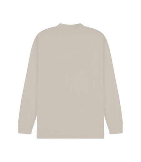 T-shirt Manches Longues Adulte Beige Gris Casual Classics