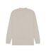 T-shirt Manches Longues Adulte Beige Gris Casual Classics-1