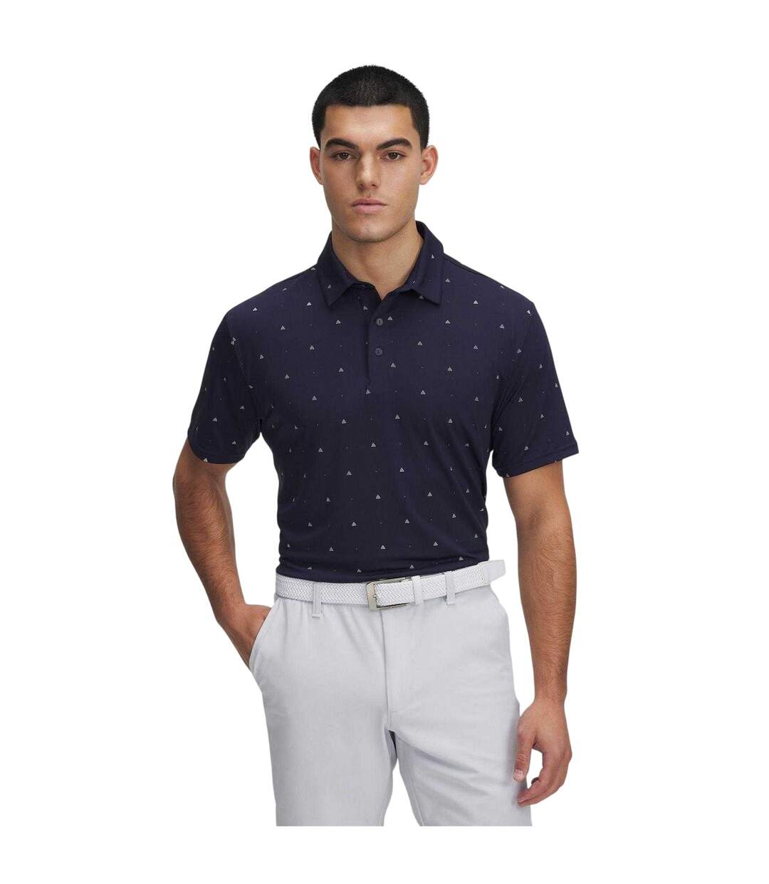 Polo Motif/style Imprimé Homme Bleu Foncé Under Armour-1