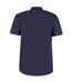 Chemise Manches Courtes Commerce Homme Bleu Marine Foncé Kustom Kit-3