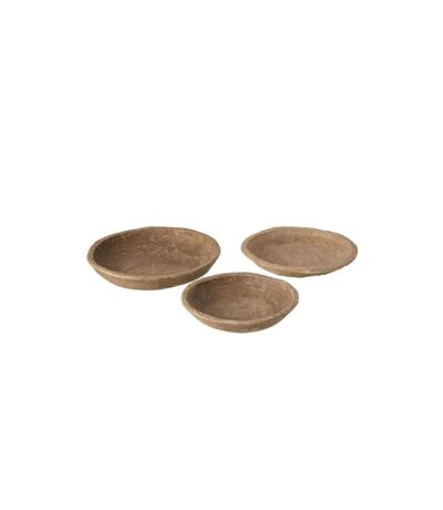 Lot de 3 Coupelles Déco Chad 40cm Naturel