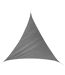 Voile d'ombrage triangulaire Quito - L. 300 cm - Gris ardoise
