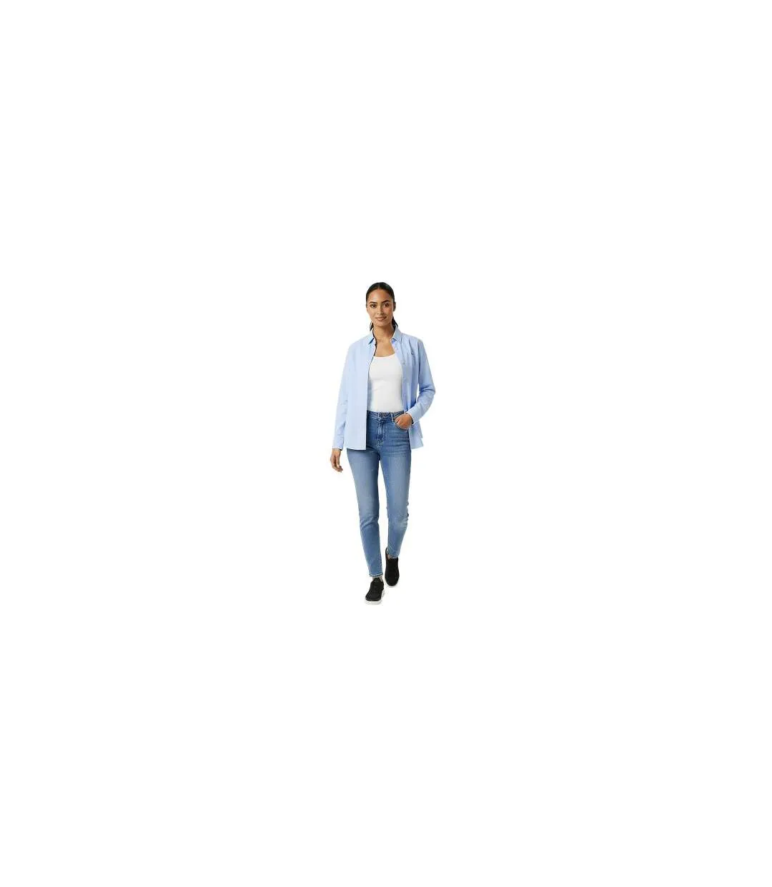 Chemise Manches Longues Classic Femme Bleu Pâle Jack Wills-1
