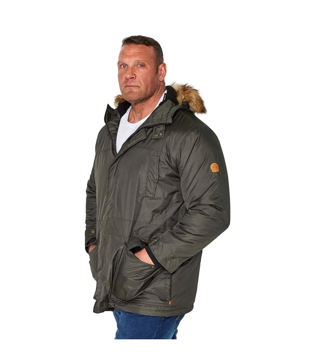 Duke - Parka LOVETT - Homme (Kaki) - UTDC308