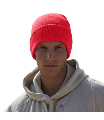 Beechfield Unisex Adult Original Cuffed Organic Cotton Beanie (Classic Red) - UTRW8278