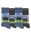 12 Pairs Mens Cushioned Crew Hiking Socks | Sock Snob | Breathable Walking Boot Socks