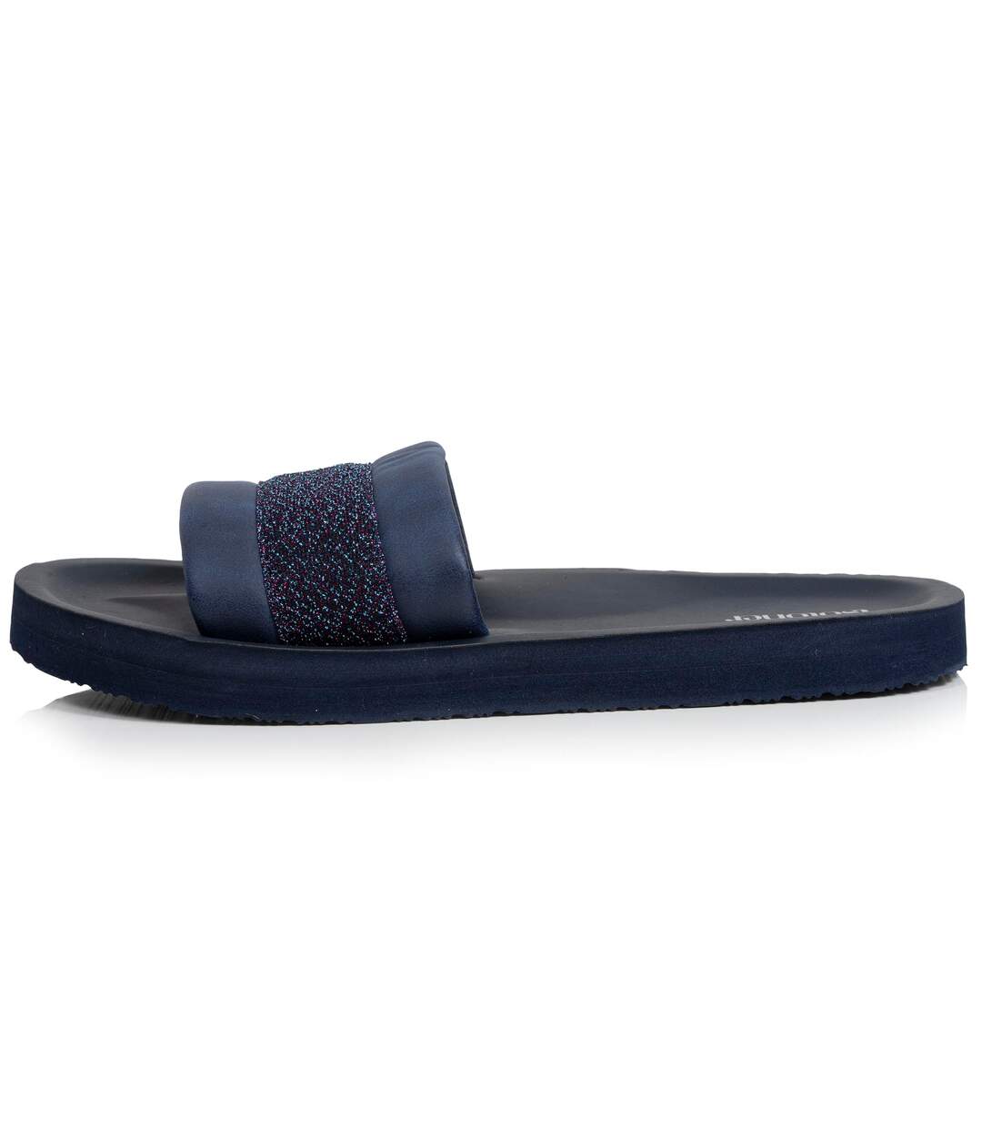 Isotoner Mules claquettes femme sandales plage d'été, semelles eva légères et confortable-3