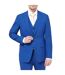 Mens Wool Blend Slim Waistcoat Bright Blue Without Prejudice-4
