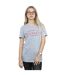 Disney Femme/Les femmes High School Musical The Musical Property Of Wildcats T-Shirt Boyfriend en coton (Gris sportif) - UTBI28237-2