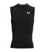 Mens Heatgear Sleeveless Compression Shirt Black Under Armour-2