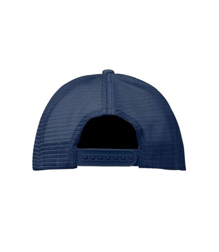 Bubble Trucker Cap White Dark Blue MidOcean