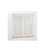 Paire de Voilages Brodés Galactee 60x90cm Blanc-1
