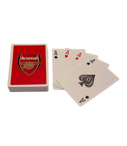 Arsenal FC - Jeu de cartes (Rouge / Blanc) (Taille unique) - UTTA9539