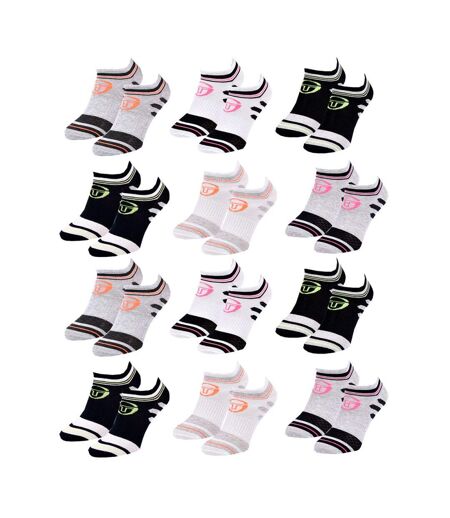 Chaussettes Femme SNEAKER SERGIO TACCHINI Lot de 12 - Pack de 12
