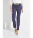 Pantalon droit suédé effet ventre plat-1
