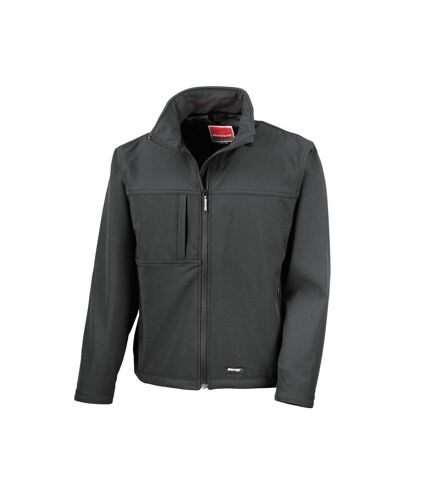 Result Mens Classic Softshell Breathable Jacket (Black) - UTBC857