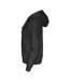 Womens/ladies Full Zip Hoodie Black Cottover-4