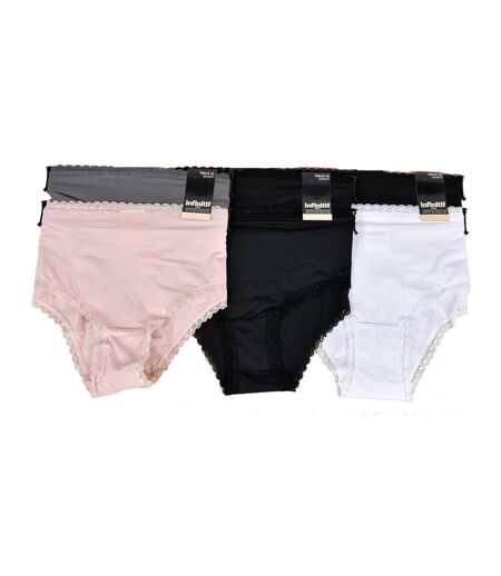 Culottes Femme INFINITIF Confort Qualité supérieure -Boxer, Shorty, String - Pack de Pack