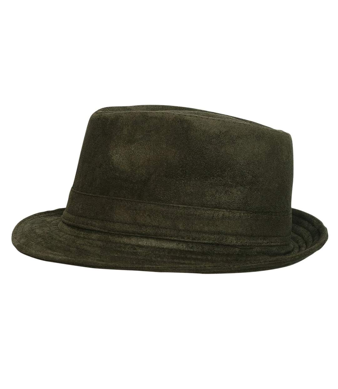 Chapeau trilby aspect daim-2
